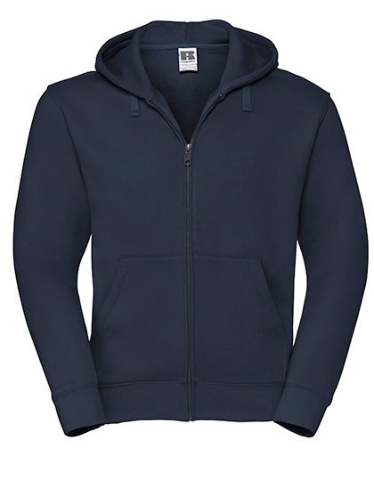 Adults' Authentic Zipped Hood Jacket in French Navy, Größe 5XL
