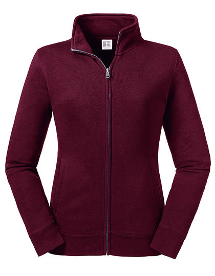 Ladies´ Authentic Sweat Jacket in Burgundy, Größe XL