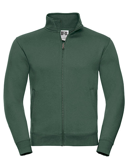 Adults' Authentic Sweat Jacket in Bottle Green, Größe 3XL