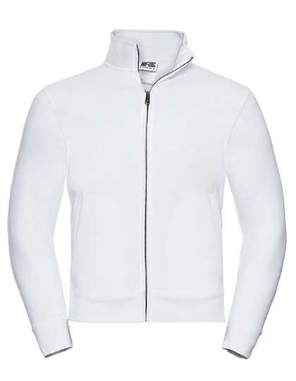 Adults' Authentic Sweat Jacket in White, Größe 3XL