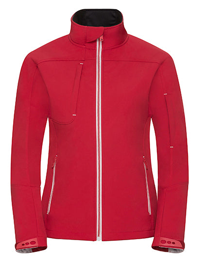 Ladies´ Bionic Softshell Jacket in Classic Red, Größe 4XL