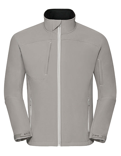 Men´s Bionic Softshell Jacket in Stone, Größe 4XL