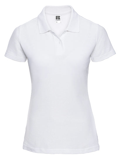 Ladies´ Classic Polo in White, Größe XXL