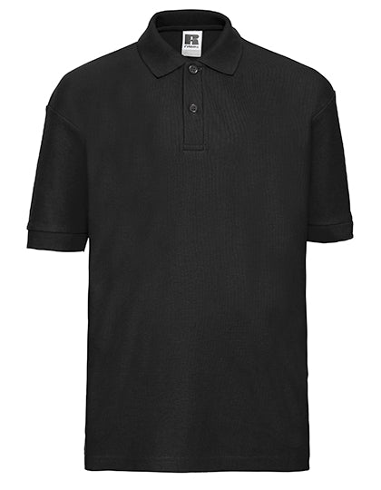 Kids´ Classic Polo in Black, Größe 152 (11/12)