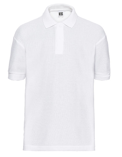 Kids´ Classic Polo in White, Größe 152 (11/12)