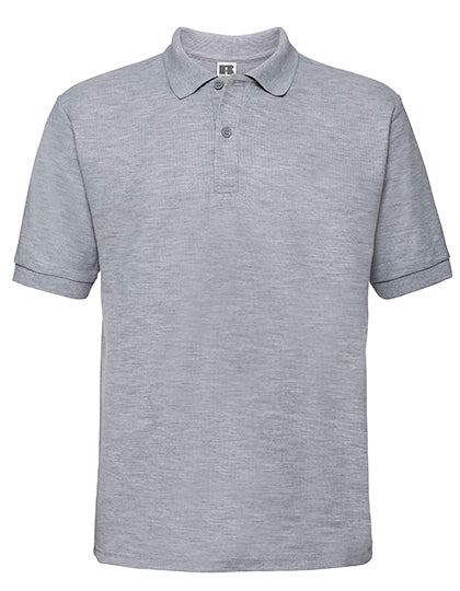 Men´s Classic Polo in Light Oxford (Heather), Größe 4XL
