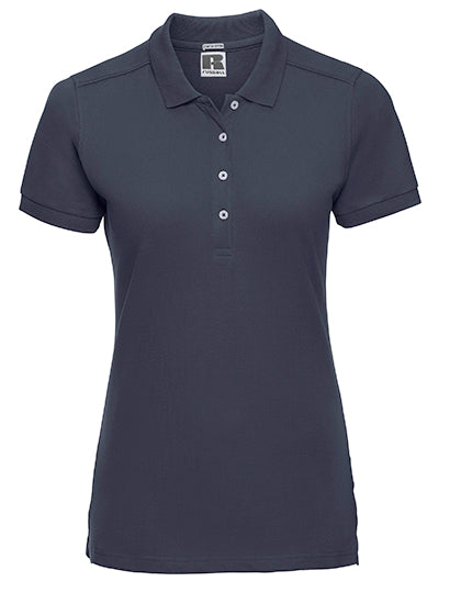 Ladies´ Stretch Polo in French Navy, Größe XXL