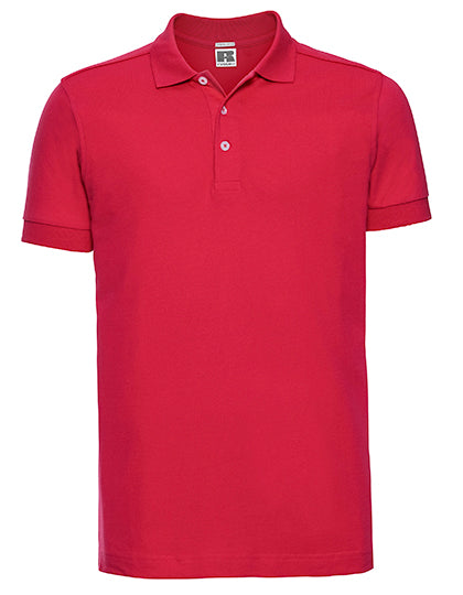 Men´s Stretch Polo in Classic Red, Größe 3XL