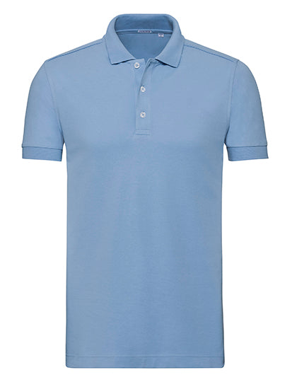 Men´s Stretch Polo in Sky, Größe 3XL