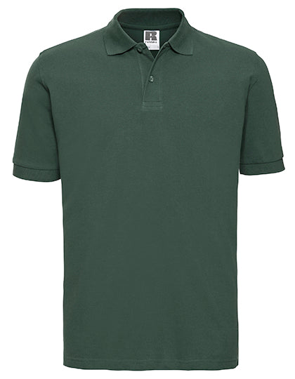 Men´s Classic Cotton Polo in Bottle Green, Größe XXL