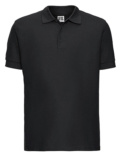 Men´s Ultimate Cotton Polo in Black, Größe 4XL