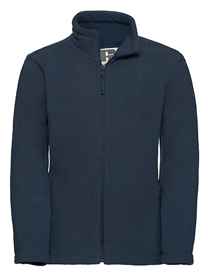 Kids´ Full Zip Outdoor Fleece in French Navy, Größe 152 (11/12)