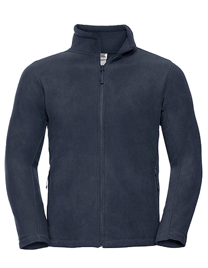Men´s Full Zip Outdoor Fleece in French Navy, Größe 4XL
