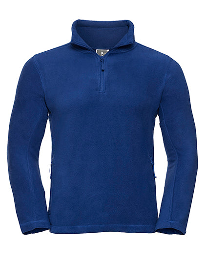 Adults' 1/4 Zip Outdoor Fleece in Bright Royal, Größe XXL