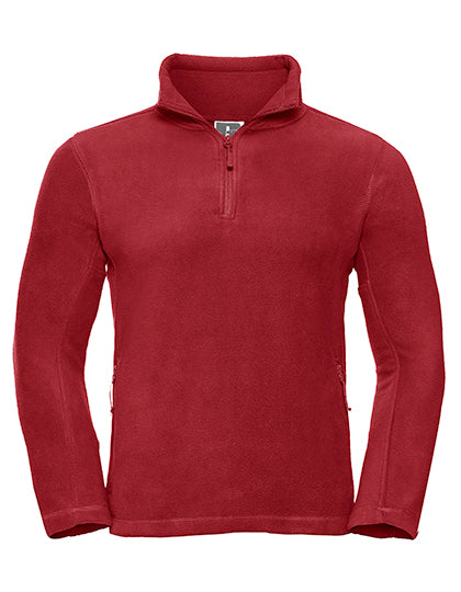 Adults' 1/4 Zip Outdoor Fleece in Classic Red, Größe XXL