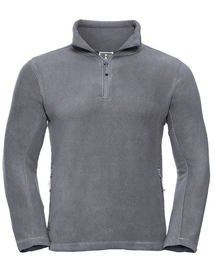 Adults' 1/4 Zip Outdoor Fleece in Convoy Grey (Solid), Größe XXL