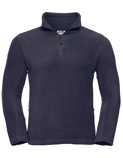 Adults' 1/4 Zip Outdoor Fleece in French Navy, Größe XXL