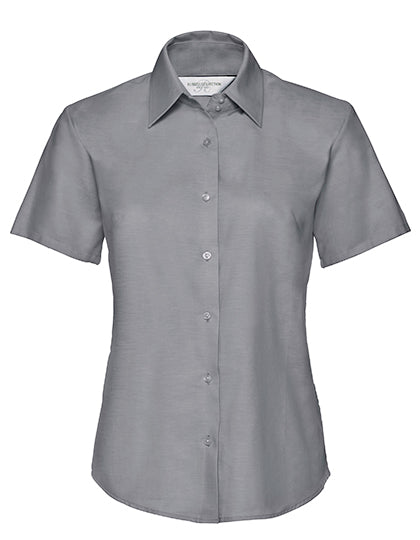 Ladies' Short Sleeve Tailored Oxford Shirt