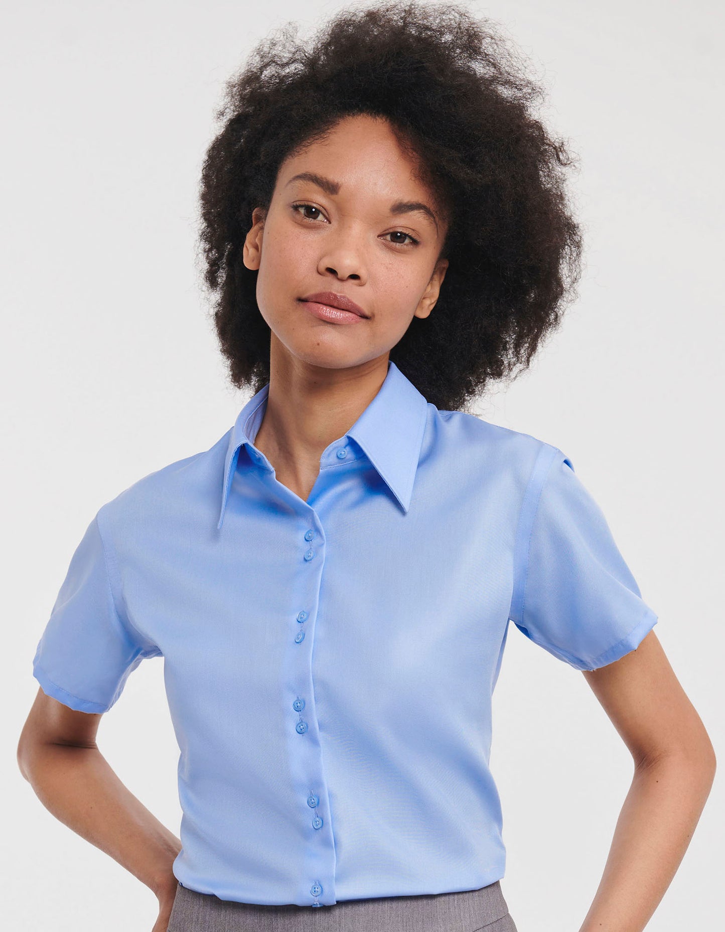 Ladies' Short Sleeve Tailored Ultimate Non-Iron Shirt