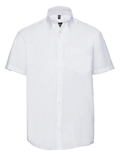 Men´s Short Sleeve Ultimate Non-Iron Shirt in White, Größe 4XL (49/50)