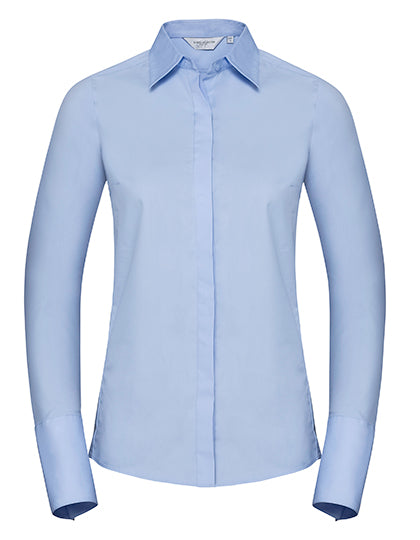 Ladies' Long Sleeve Fitted Ultimate Stretch Shirt