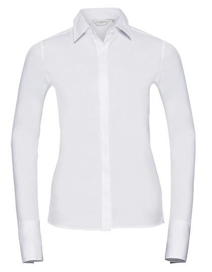 Ladies' Long Sleeve Fitted Ultimate Stretch Shirt