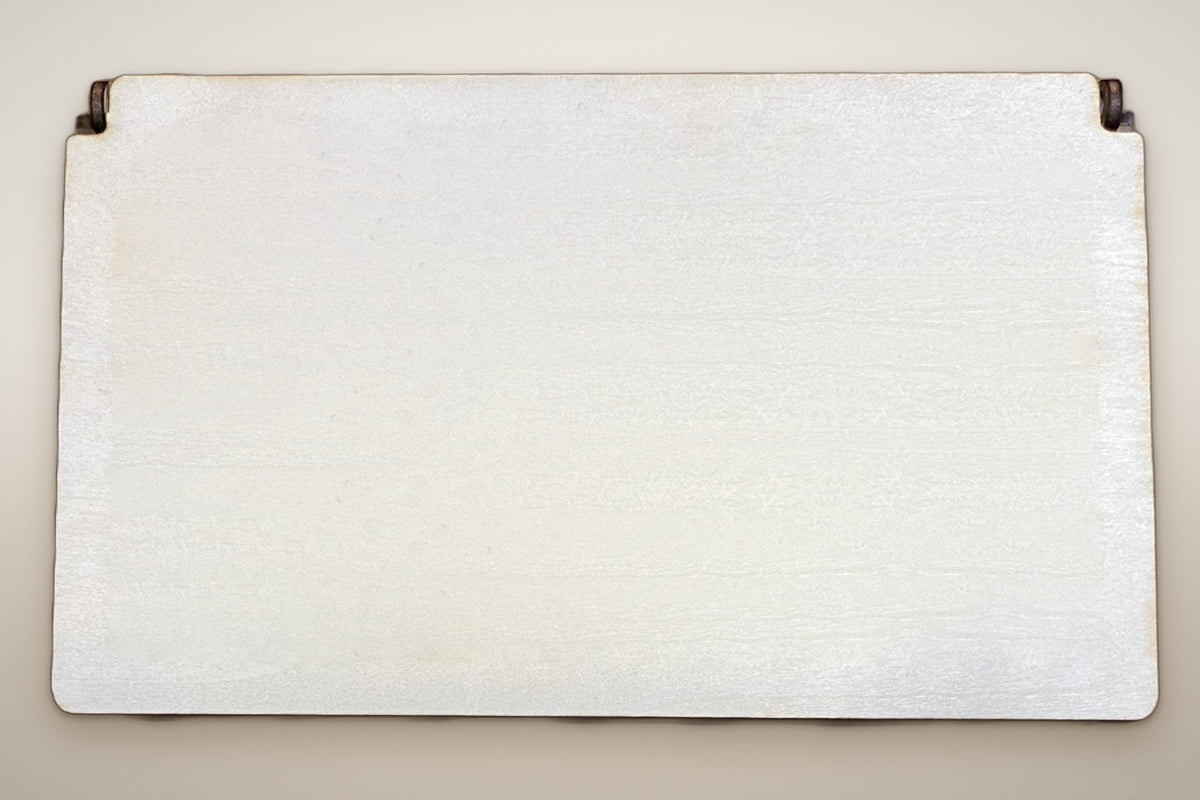 Holzbox mit Klappdeckel aus Lindenholz – Deckel mit Wunschmuster oder Gravur, ca. 18,5 × 11 × 3,5 cm