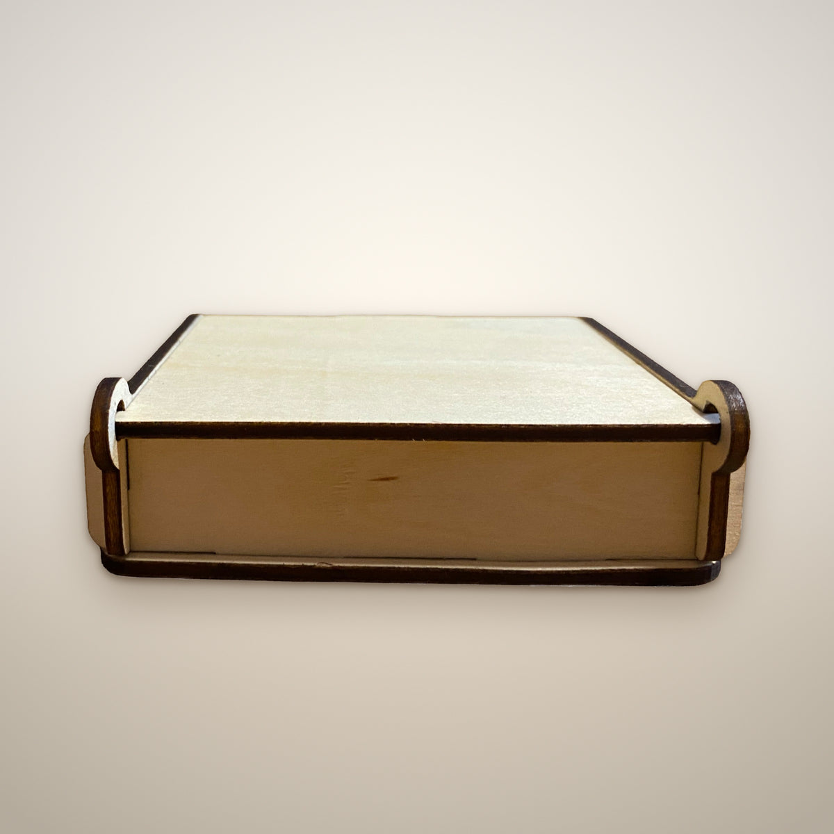 Kleine Holzbox mit Klappdeckel aus Lindenholz – Geschenkbox & Verpackung, ca. 10 × 8 × 3,5 cm, gravierbar