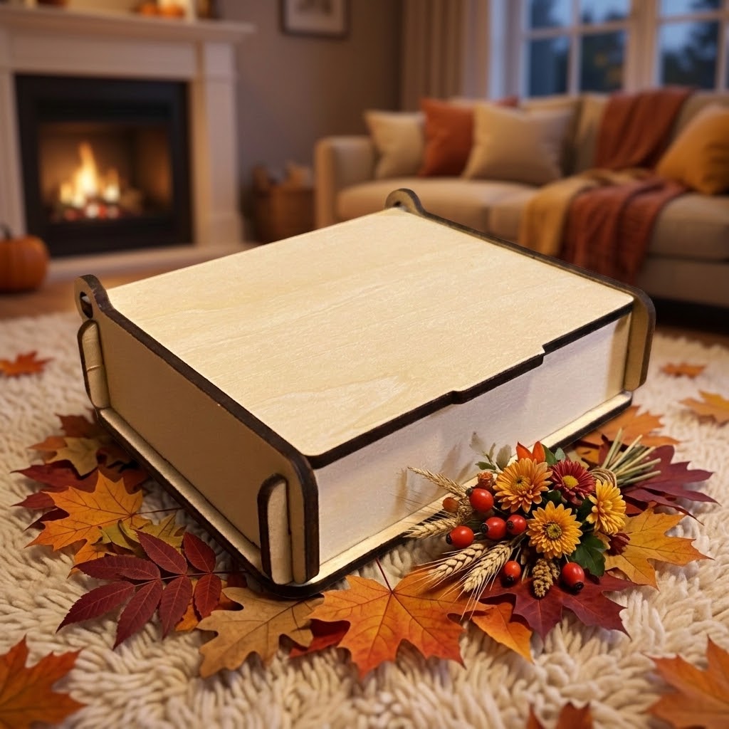 Kleine Holzbox mit Klappdeckel aus Lindenholz – Geschenkbox & Verpackung, ca. 10 × 8 × 3,5 cm, gravierbar